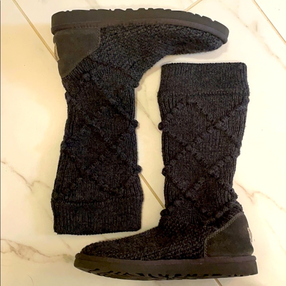 Knit UGG boots
